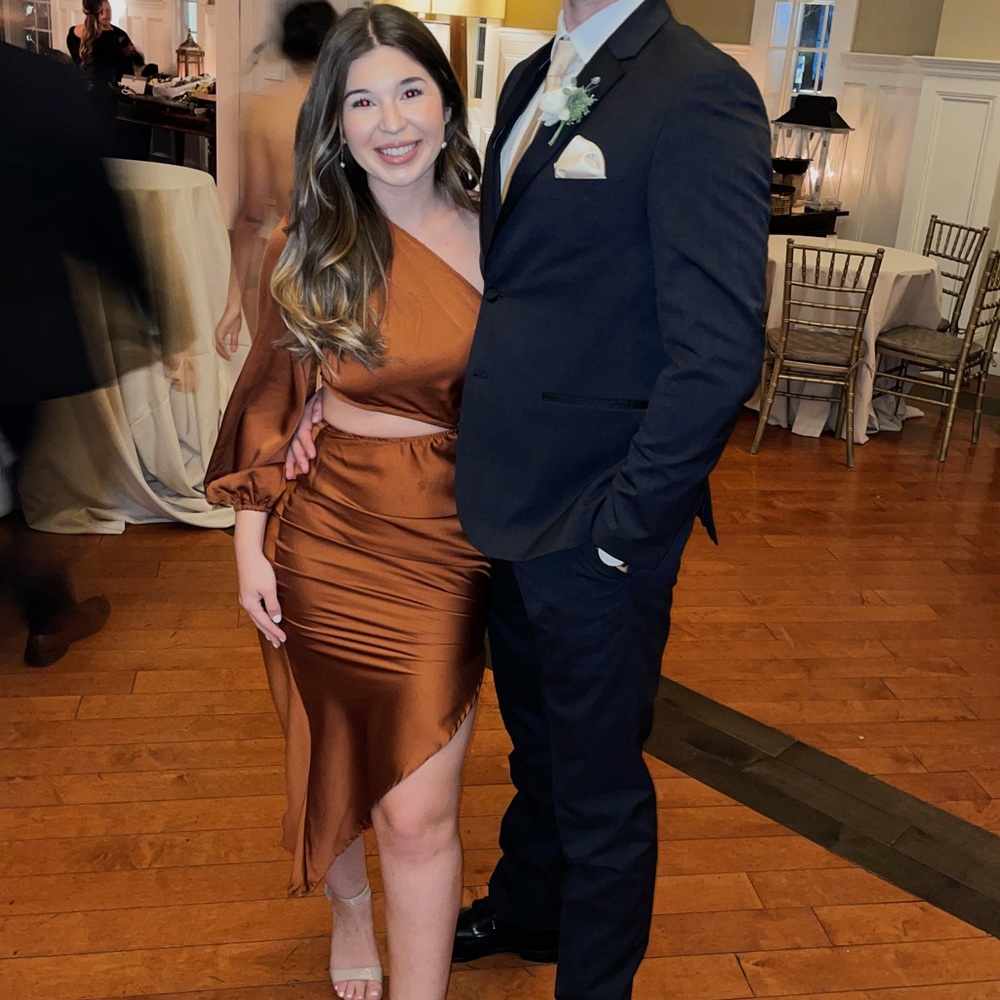 Hello Molly Rust Color Formal Dress - Picture 2 of 2